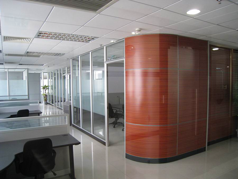 wooden partition wall