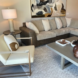 Customized Inline Multiple Seats Modern Minimalist Living Room Sofa