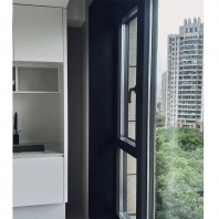 High-end project aluminum alloy casement window balcony customization