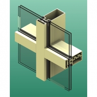 Professional glass curtain wall frame hidden frame glass curtain wall